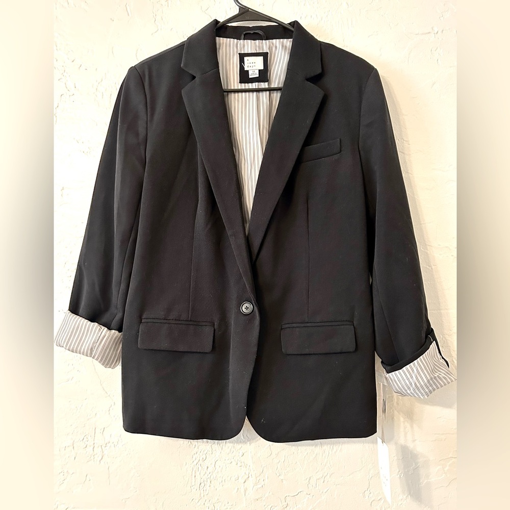NEW. Unused. Black Blazer.